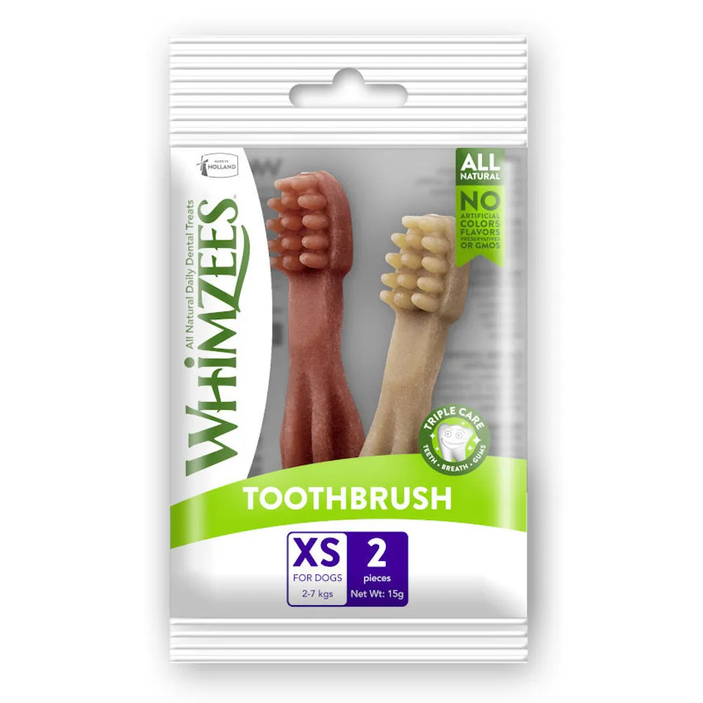 10 FOR $10 W/ MIN. $60 SPEND: Whimzees Toothbrush Extra Small Natural Dog Treats 2ct