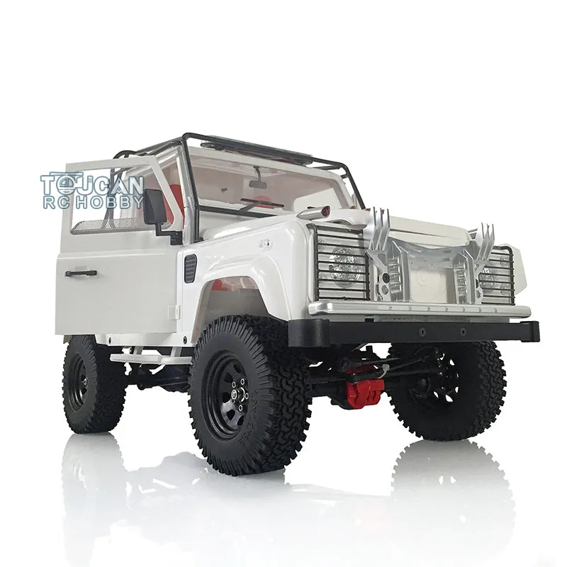 1/10 D90 Radio Controlled Metal Chassis Crawler Car Pickup Model W/ GT5 Radio System Motor ESC Servo Roof Light Sound