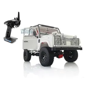 1/10 D90 Radio Controlled Metal Chassis Crawler Car Pickup Model W/ GT5 Radio System Motor ESC Servo Roof Light Sound