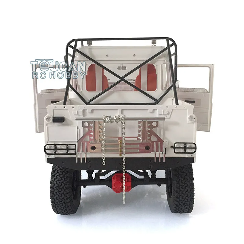 1/10 D90 Radio Controlled Metal Chassis Crawler Car Pickup Model W/ GT5 Radio System Motor ESC Servo Roof Light Sound