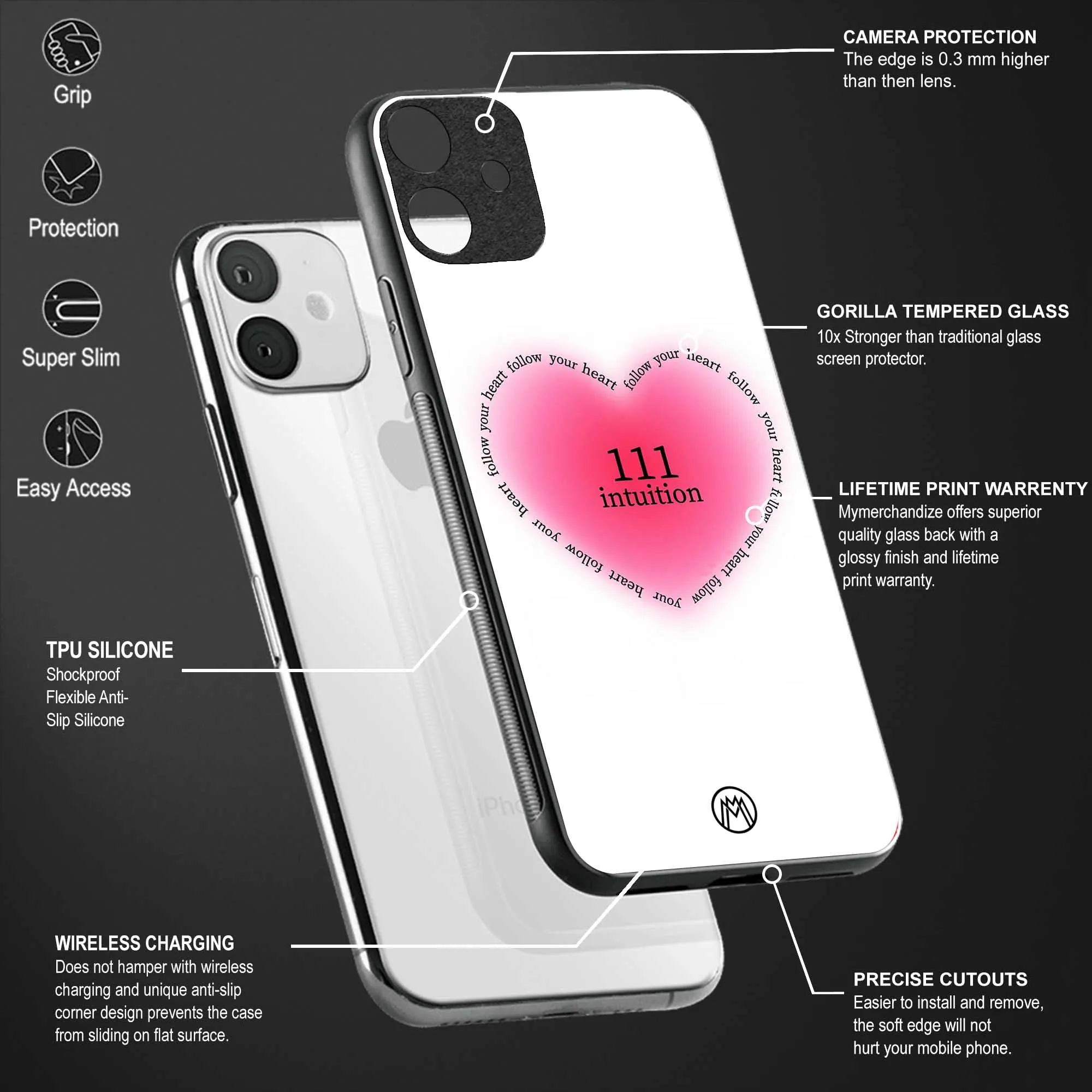 111 Intuition Glass Case for Oppo A15