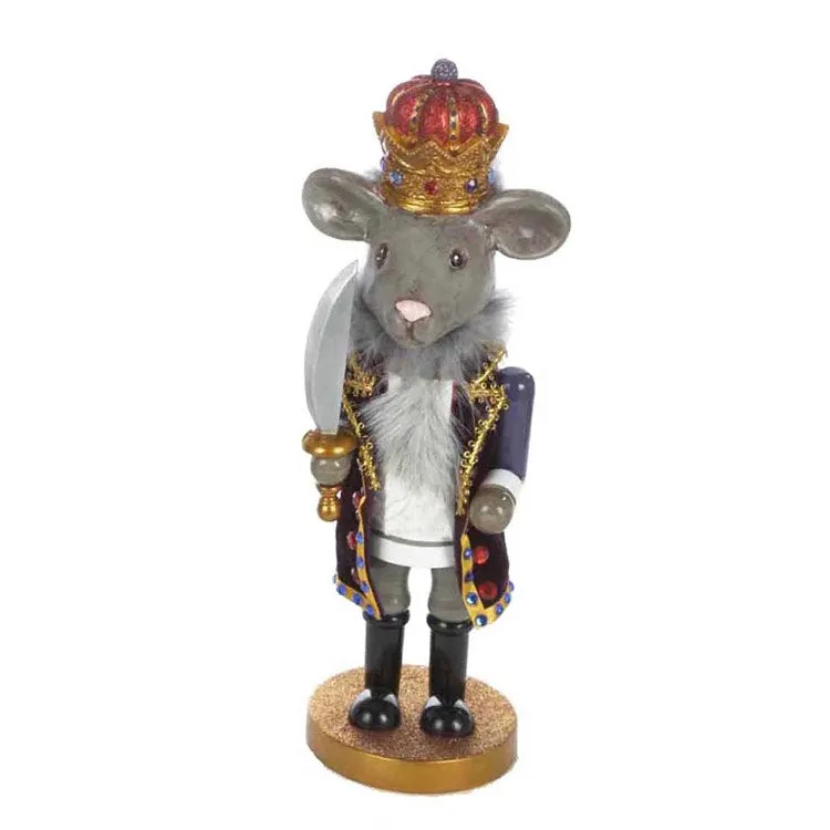 12" Hollywood Mouse King Nutcracker