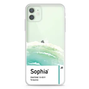 #15-5519 Turquoise I iPhone 12 Ultra Clear Case