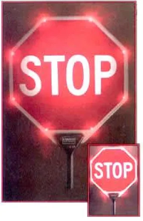 18" STOP Sign Lighted