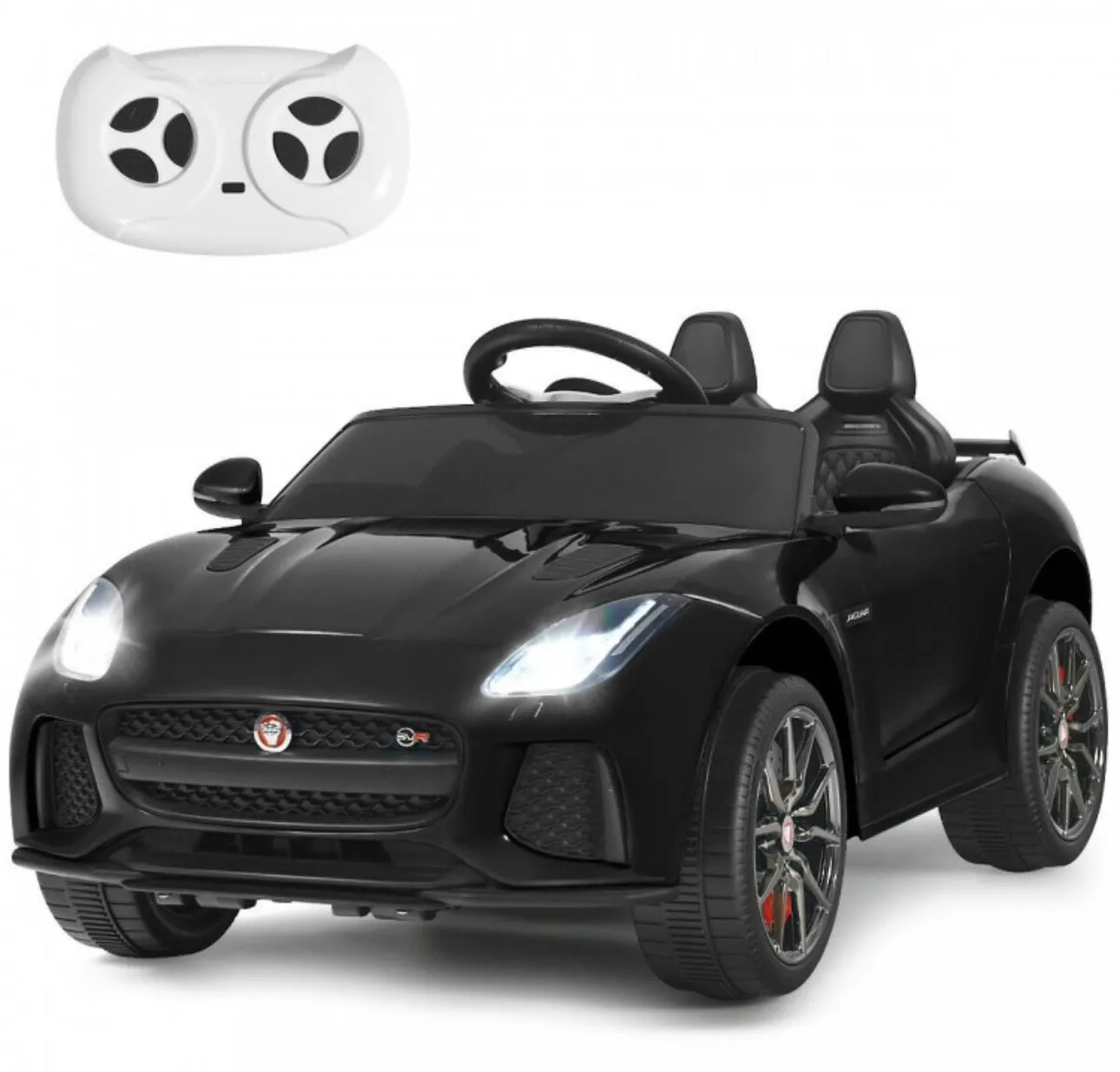 2025 Licensed Jaguar F-Type SVR 12V Kids Ride On Car 1 Seater Upgraded | MP3 Player | Open Doors | Remote