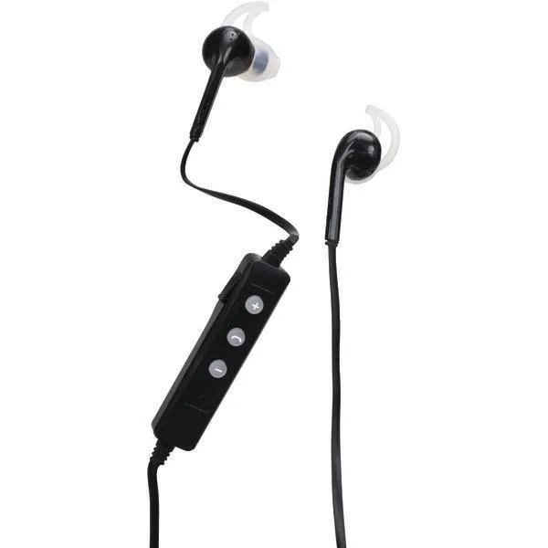 2BOOM EPBT800K Trailblazer Premium Bluetooth Earbuds with Microphone (Black)