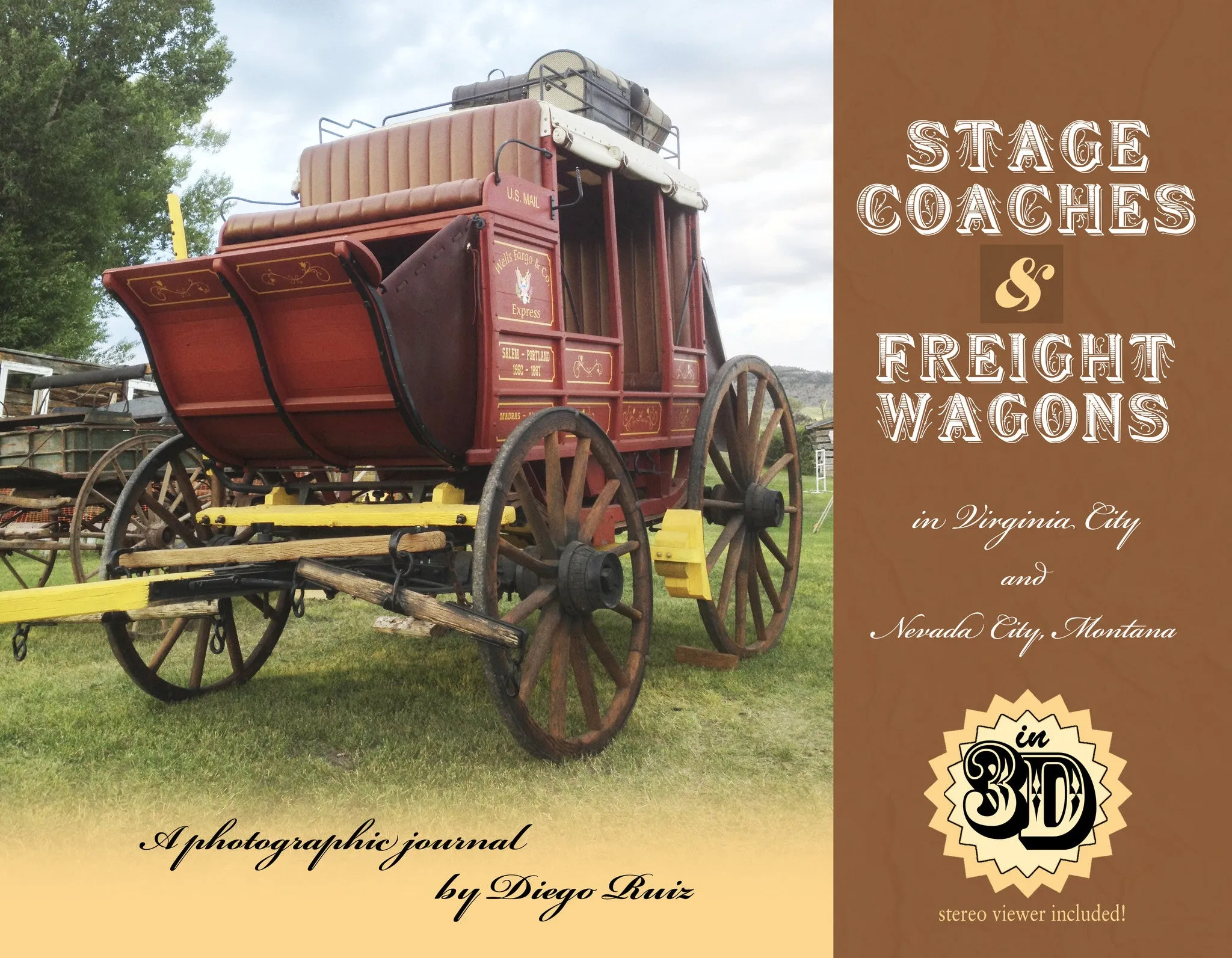 3D Book - Stagecoaches & Freight Wagons