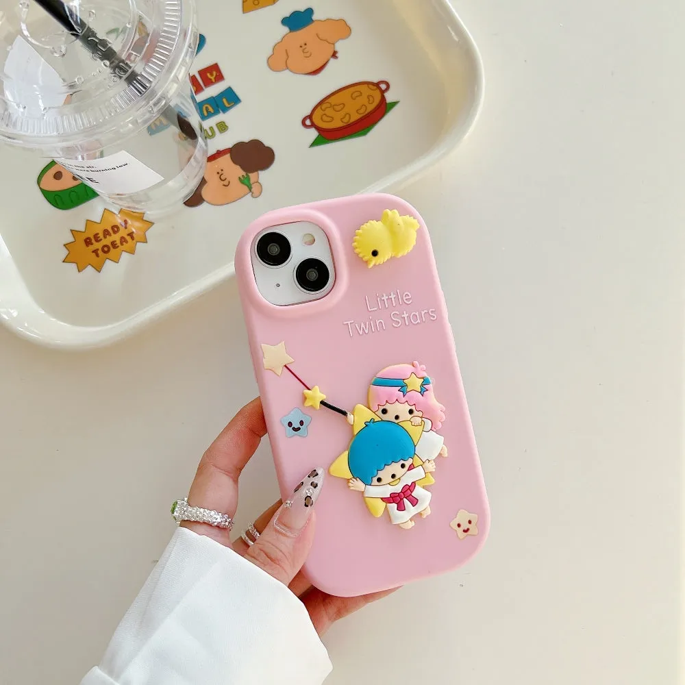 3D Spin Flower Silicone Soft Phone Case - Oppo Reno 11 Pro