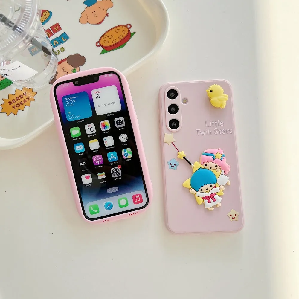 3D Spin Flower Silicone Soft Phone Case - Oppo Reno 11 Pro