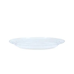 9" Clear Scroll Plate