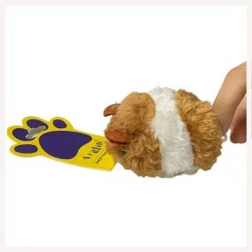 A a Pets' Vibrating Soft Fur Running Mouse Pet Toy - Mustard