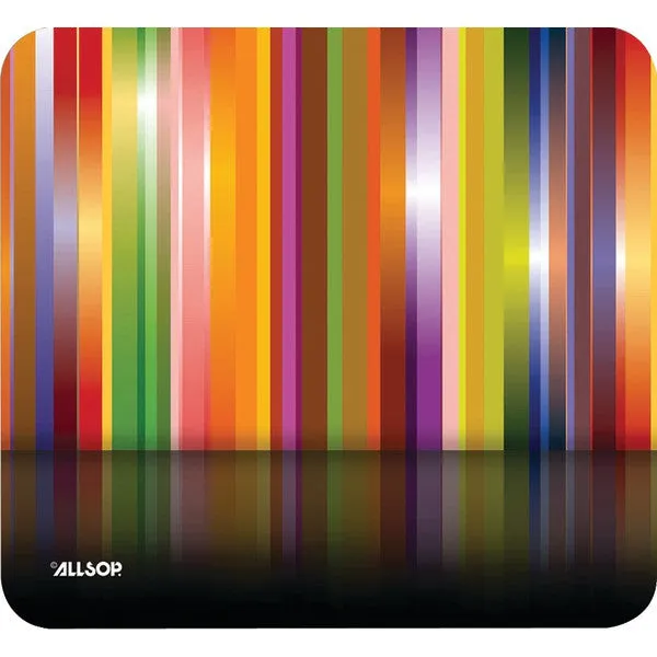 ALLSOP 30599 Mouse Pad (Tech Multi Stripes)