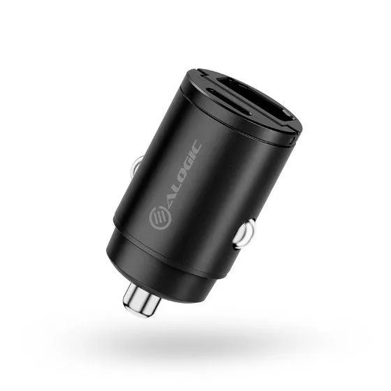 ALOGIC Rapid Power 30W Mini Car Charger with USB-C and USB-A (CRCA30)