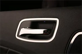 American Car Craft Rear Door Handle Trim (Polished): Dodge Charger R/T 2011 - 2014