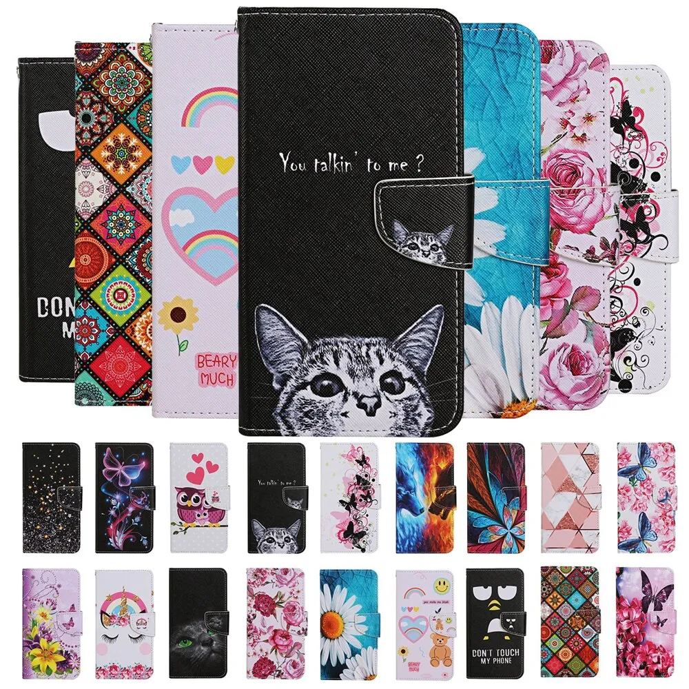 Anymob Samsung Black Cat With Green Eye Phone Cases Leather Flip Stand Cover