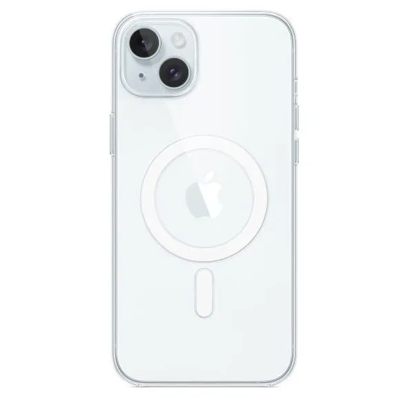 Apple iPhone 15 Plus Clear Back Case With MagSafe