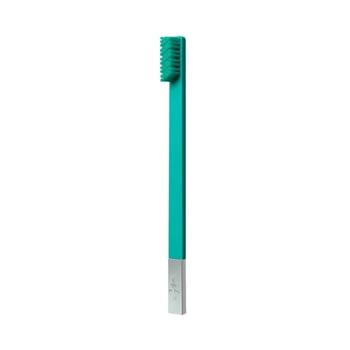 Apriori Slim Medium toothbrush Turquoise Blue Silver