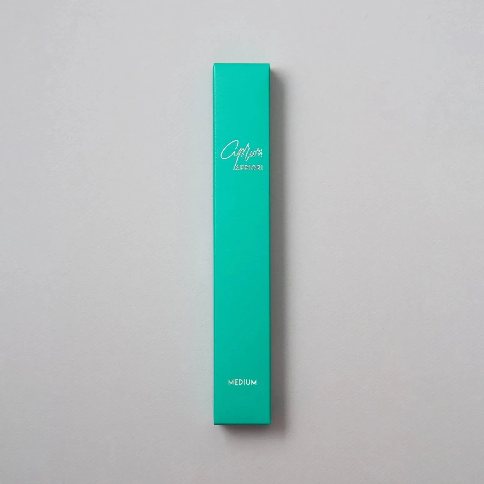 Apriori Slim Medium toothbrush Turquoise Blue Silver