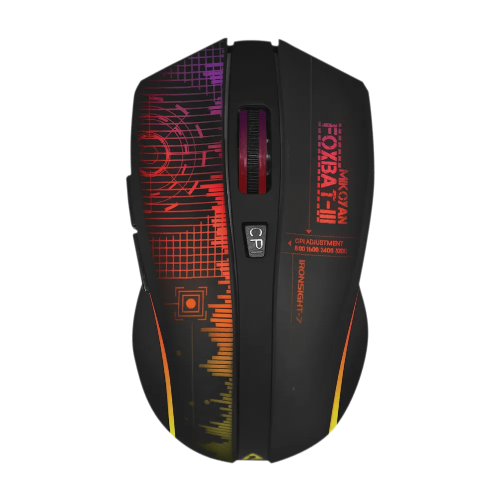 Armaggeddon WL USB Gaming RGB Optical Mikoyan Foxbat-III (IRONSIGHT-7 / KEVLAR-13) Mouse