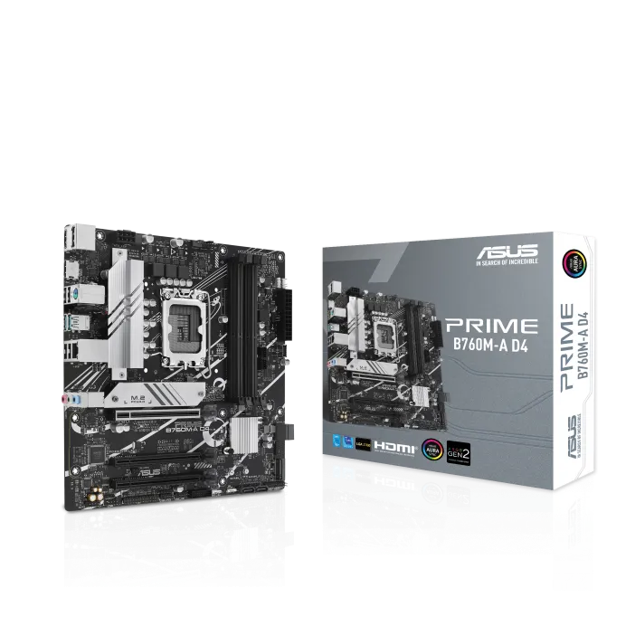 ASUS PRIME B760M-A D4 DDR4,LGA 1700 mATX Motherboard