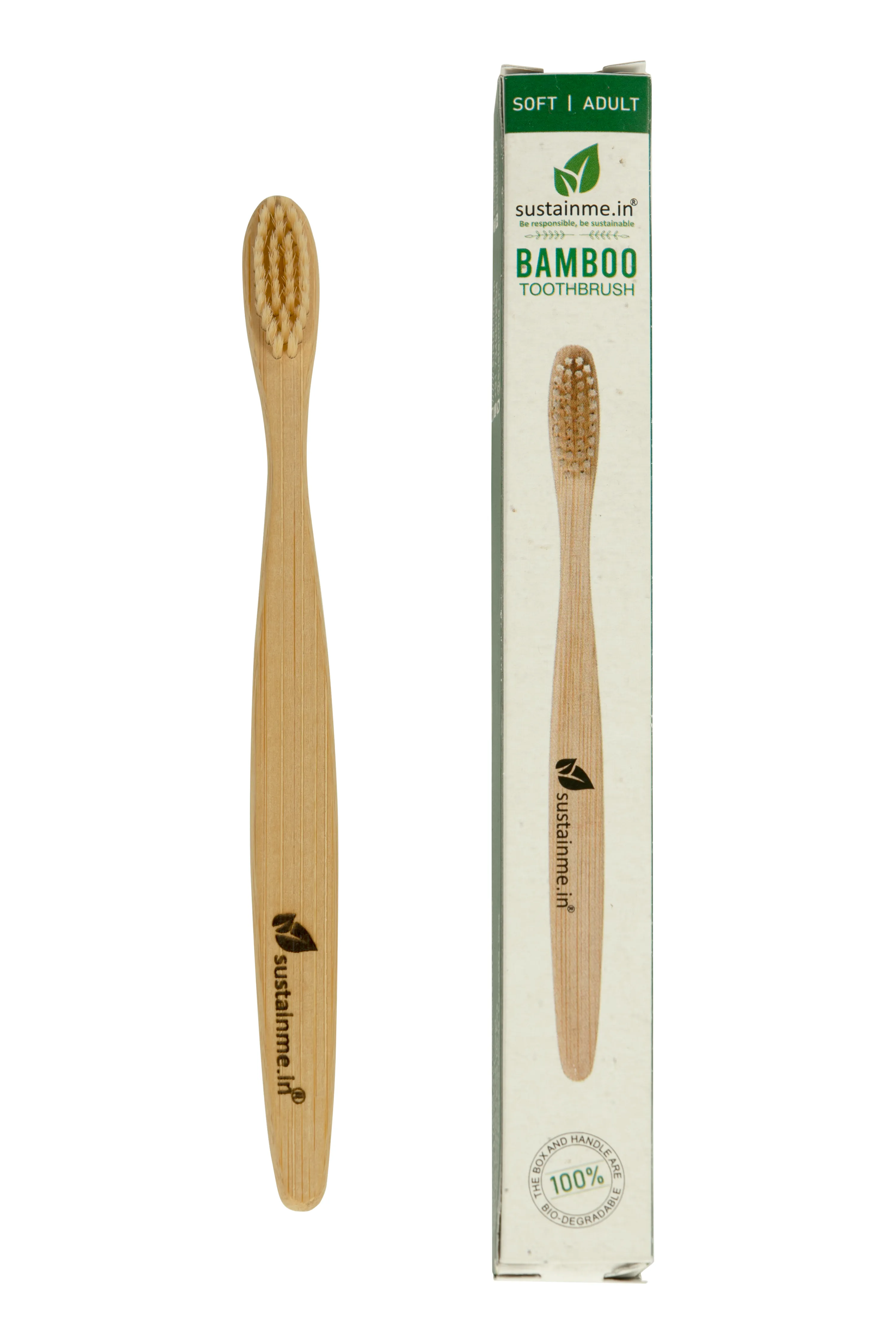 Bamboo Plant based Toothbrush 1 Pack