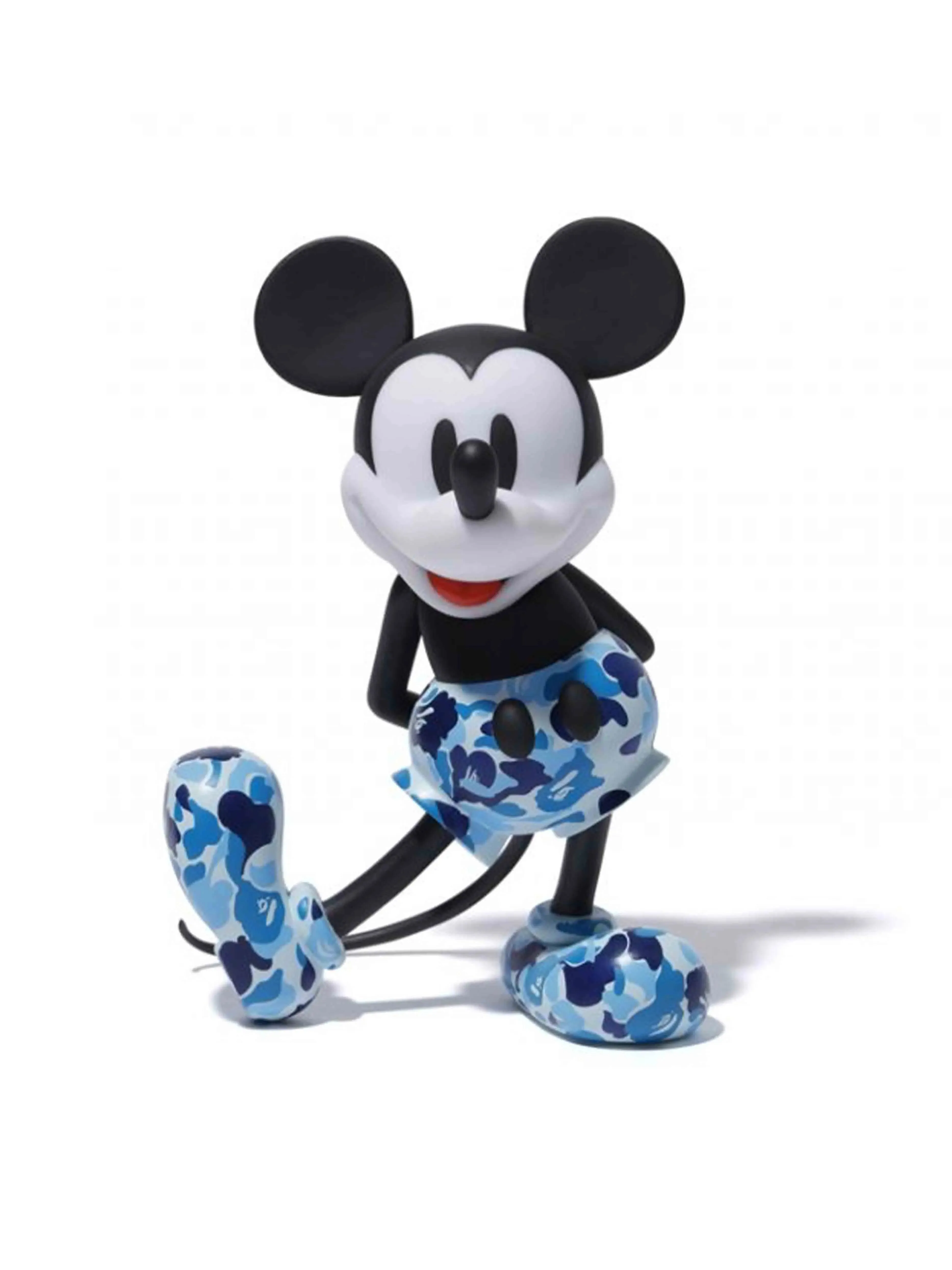 BAPE x Mickey Mouse 90th Anniversary Figure Blue Camo