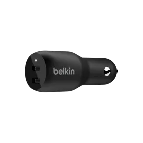 Belkin BoostCHARGE TM Dual USB-C TM Car Charger 36W