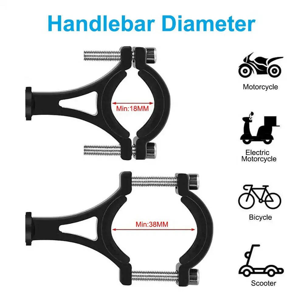 Bike Phone Holder Aluminum Alloy Anti-slip Bracket Metal Motorcycle GPS Clip Universal Cycle Bicycle Phone Stand