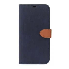 Blu Element - 2 in 1 Folio Case Navy/Tan for iPhone 13