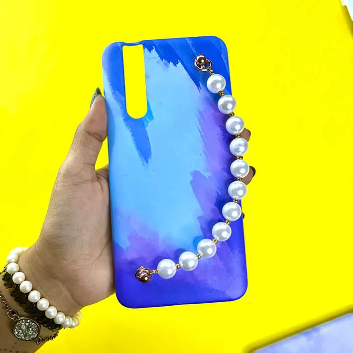 Blue Brush Pearl Phone Cover