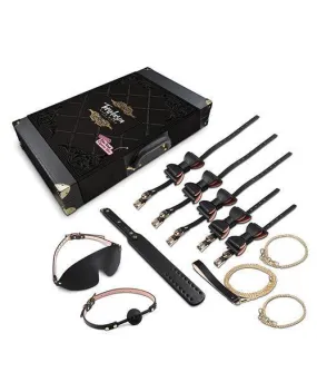 Blush Temptasia Safe Word Bondage Kit W-suitcase - Black