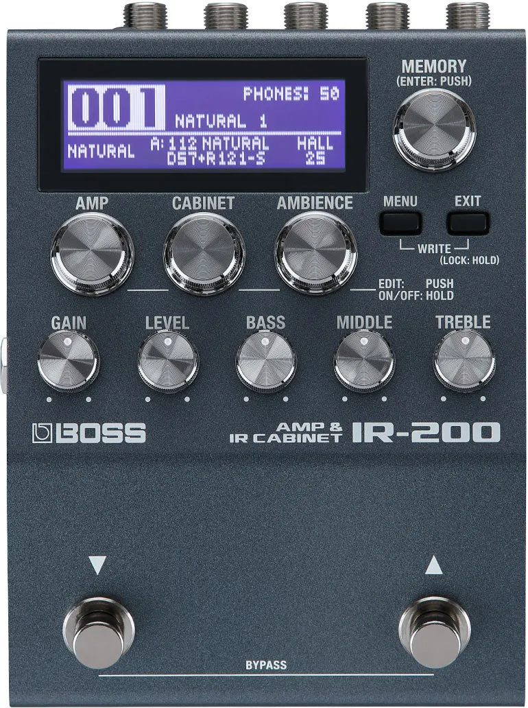 Boss IR-200 Amp & IR Cabinet simulator