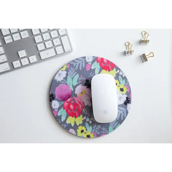 Bridge City Blooms in Grey Mousepad