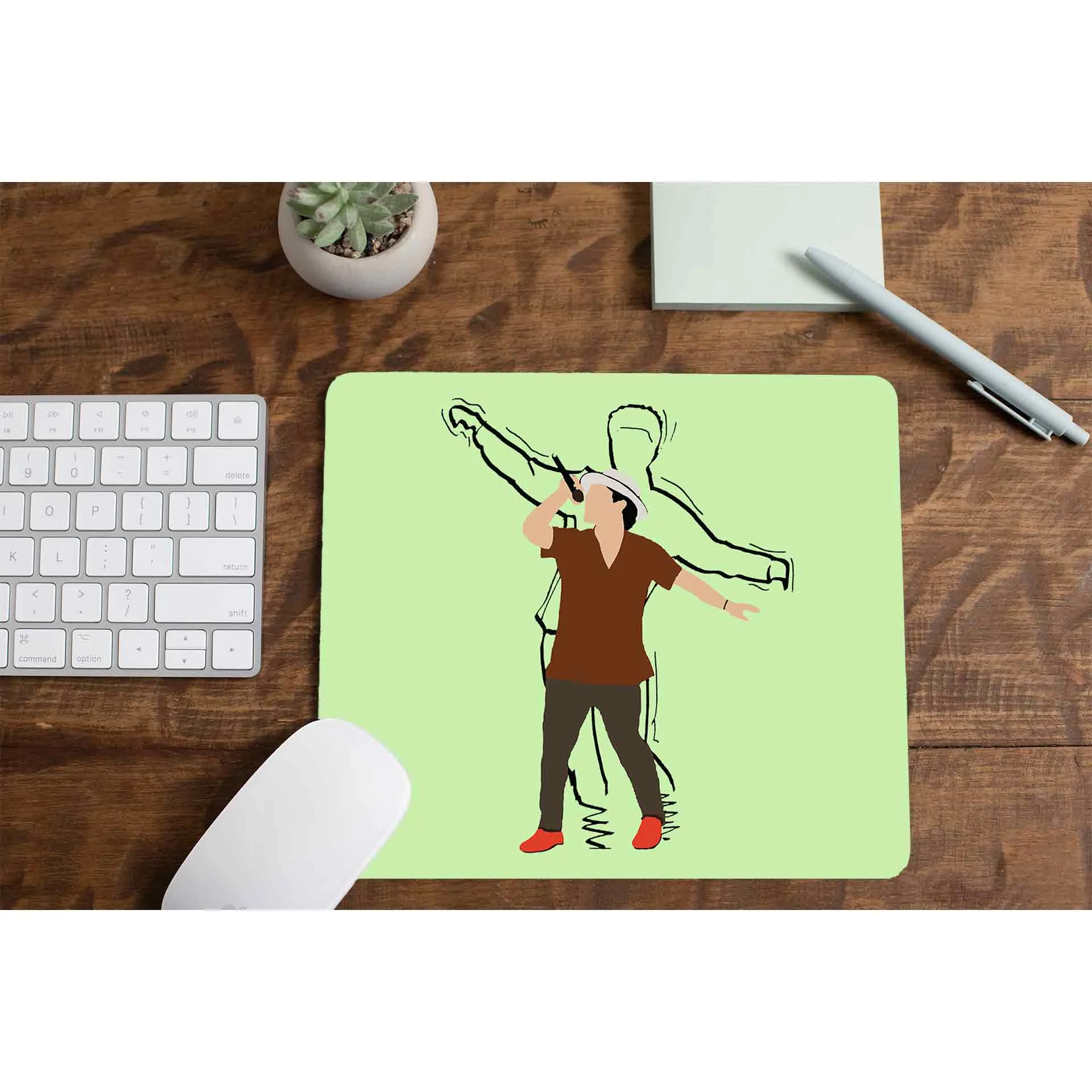 Bruno Mars Mousepad - Musical Mars