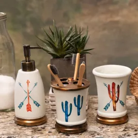 Cactus 3 Piece Bathroom Set