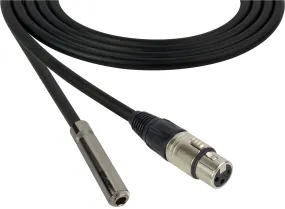 Canare Star-Quad Microphone Cable XLR Female to 1/4" TRS Female 25FT (Multiple Colors)