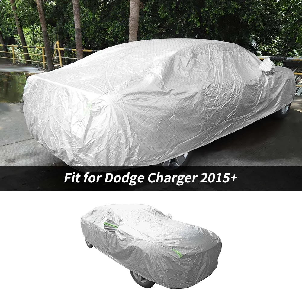 Car Cover Outdoor Waterproof Sun Snow Rain UV Heat Dust Resistant For Dodge Charger 2015  Accessories | CheroCar