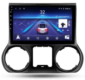 Car Dealz 10.2" Android 10.0 Jeep Wrangler 3 JK 2010-2018 w CAM In Dash Plus OEM Fascia