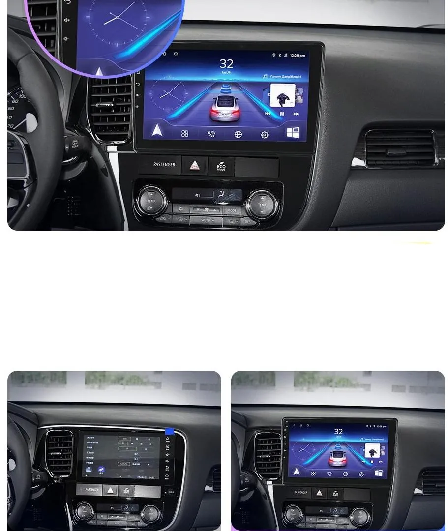 Car Dealz 10.2" Android 10.0 Mitsubishi Outlander XL 3 2012-2018 In Dash Plus OEM Fascia