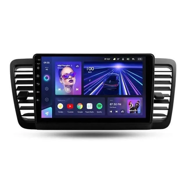 Car Dealz Elite 4G Data Model 10.2" Android 12.0 For Subaru Outback 3 Legacy 4 2003 - 2009 In Dash Plus OEM Fascia