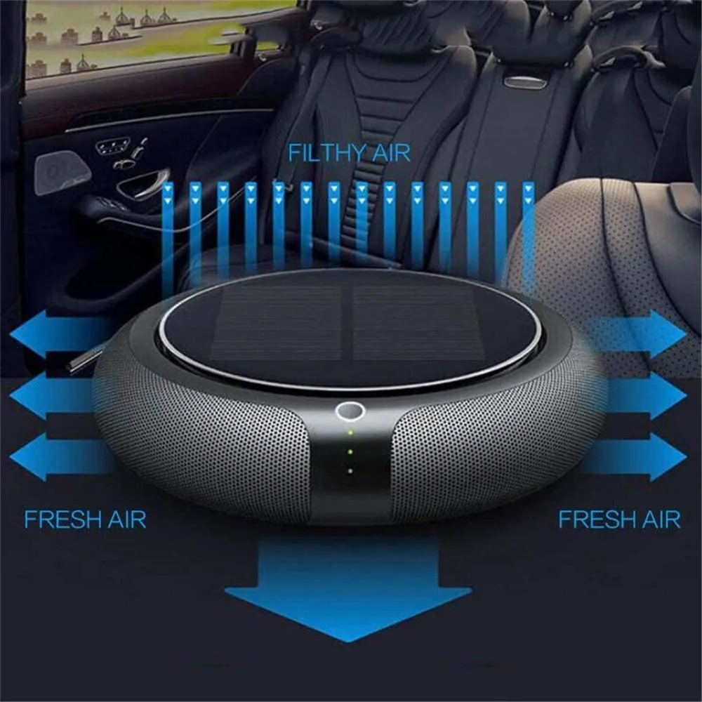 Car solar air purifier