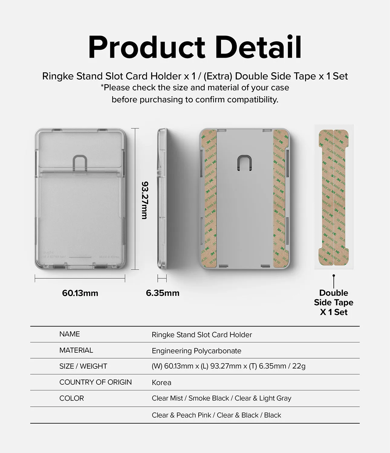 Card Holder | Stand Slot