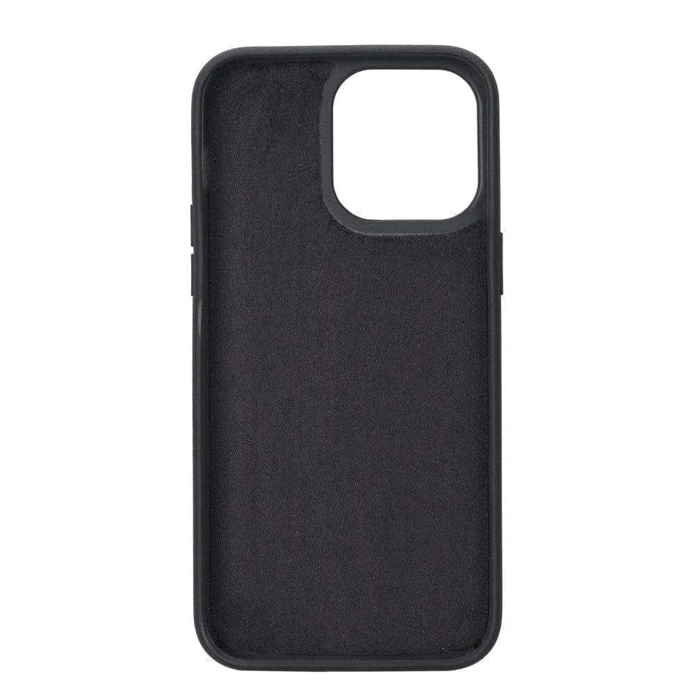 Carter iPhone 14 Pro Detachable Wallet Case, Rustic Black