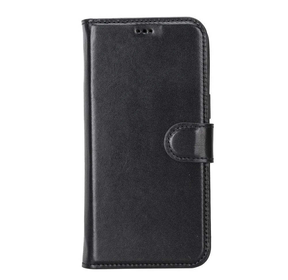 Carter iPhone 14 Pro Detachable Wallet Case, Rustic Black