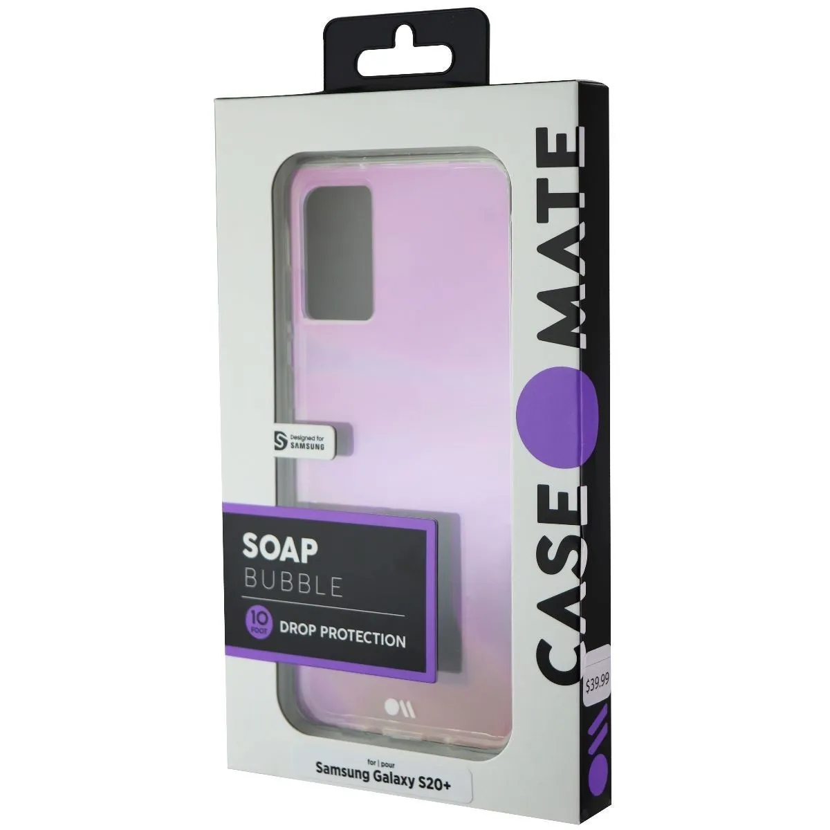 Case-Mate Hybrid Clear Case for Samsung Galaxy S20  (Plus) - Soap Bubble