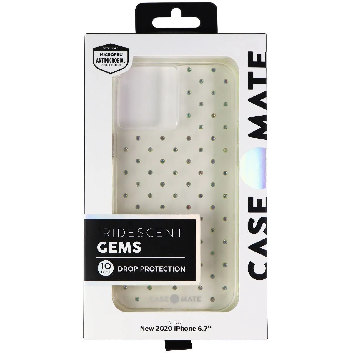 Case-Mate Iridescent Gems Series Case for Apple iPhone 12 Pro Max - Clear/Gems