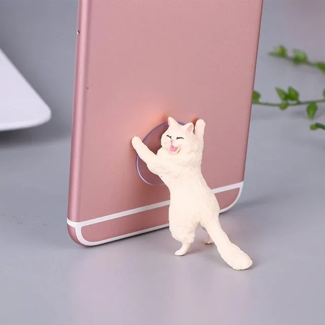 Cat Sucker Smartphone Holder