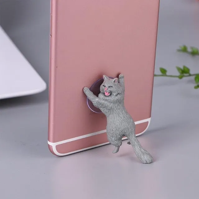 Cat Sucker Smartphone Holder