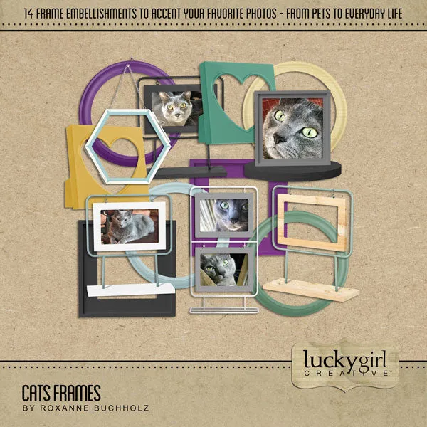 Cats Digital Scrapbook Bundle