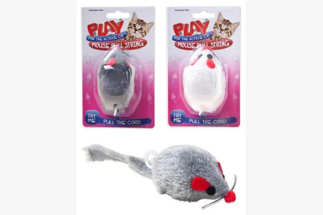 Cat's Play Mouse Pull String